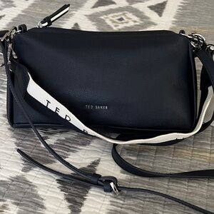 Ted Baker Dark Blue Leather Shoulder Bag